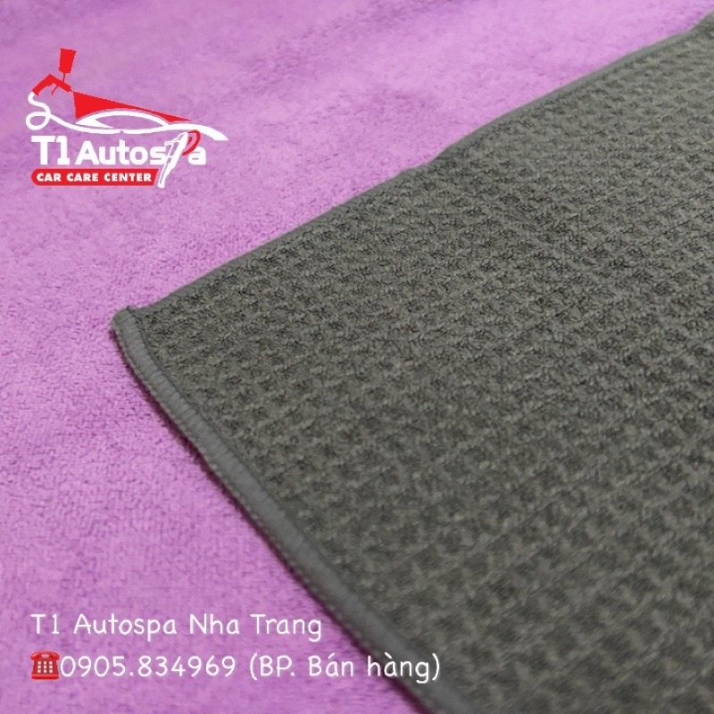 Khăn nano lau kính cao cấp 40 x 40cm cho ô tô, xe hơi, sợi Microfibre