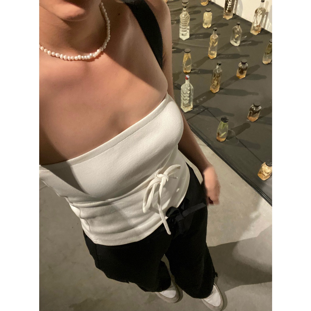 Áo quây áo ống buộc nơ - Tube Top | BigBuy360 - bigbuy360.vn