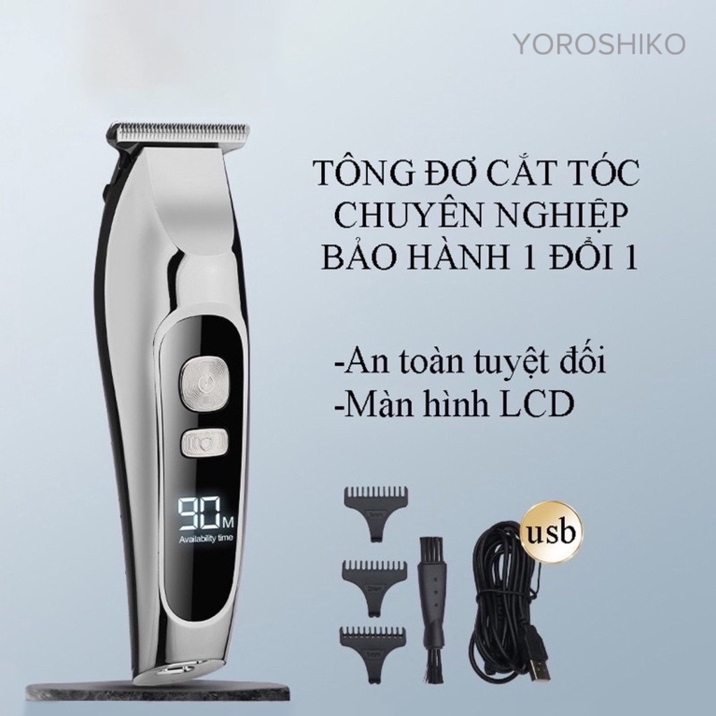 Tông đơ cắt tóc cầm tay Yoroshiko hàng cao cấp chính hãng . Tiện lợi cho gia đình và trẻ nhỏ