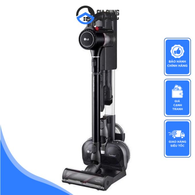 Máy Hút Bụi Cầm Tay LG A9N-MAX, 4 Mức Chỉnh Tốc Độ, Chế Độ Hút Xoáy Loại Bỏ 99% Vi Khuẩn Và Bụi Mịn, Nhập Hàn, BH 12TH