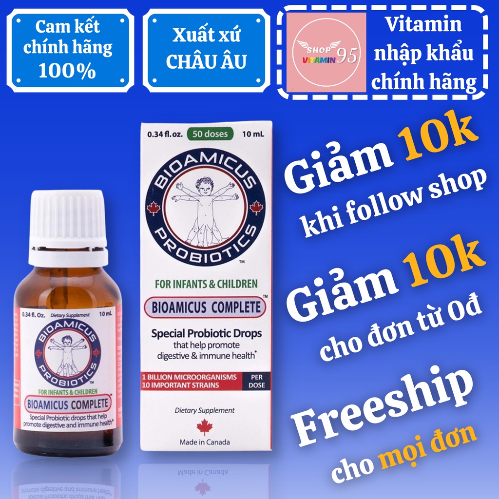 Men 10 chủng Bioamicus complete