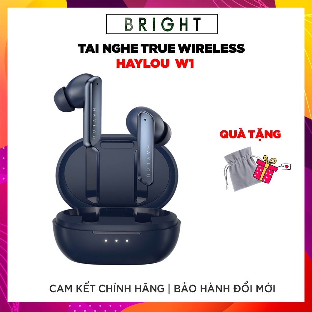Tai Nghe True Wireless HAYLOU W1 Qualcomm 3040/ AptX Bluetooth 5.2 - Hàng Chính Hãng