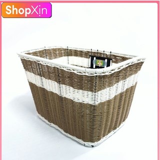 Rổ xe đạp mây, giỏ làm từ mây tổng hợp rất bền đẹp