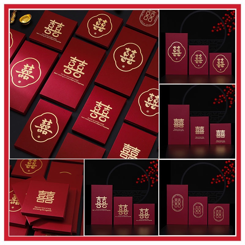 Bao Lì Xì Mừng Năm Mới 2023 / Đỏ Dành Cho Lễ Hội / Đám Cưới