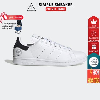 Giày Stan Smith Gót Đen🔴FREESHIP🔴Adidas Stan Smith World Famous Chính Hãng - Gót Đen Unisex Chuẩn Auth [FV4081]
