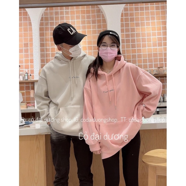 Áo hoodie pieue hai mặt PM11