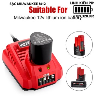 Sạc pin milwaukee m12 3a sạc pin 10.8-12v