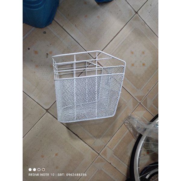 Giỏ xe đạp chất liệu thép sơn tĩnh điện