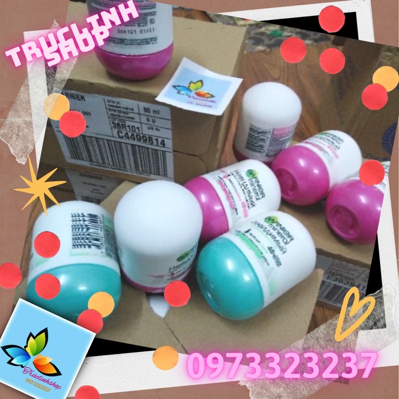 Lăn nách trứng garnier miniral 50ml bảo vệ 48h