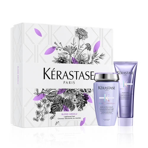 Set dầu gội tím khử vàng Kerastase Blond Absolu