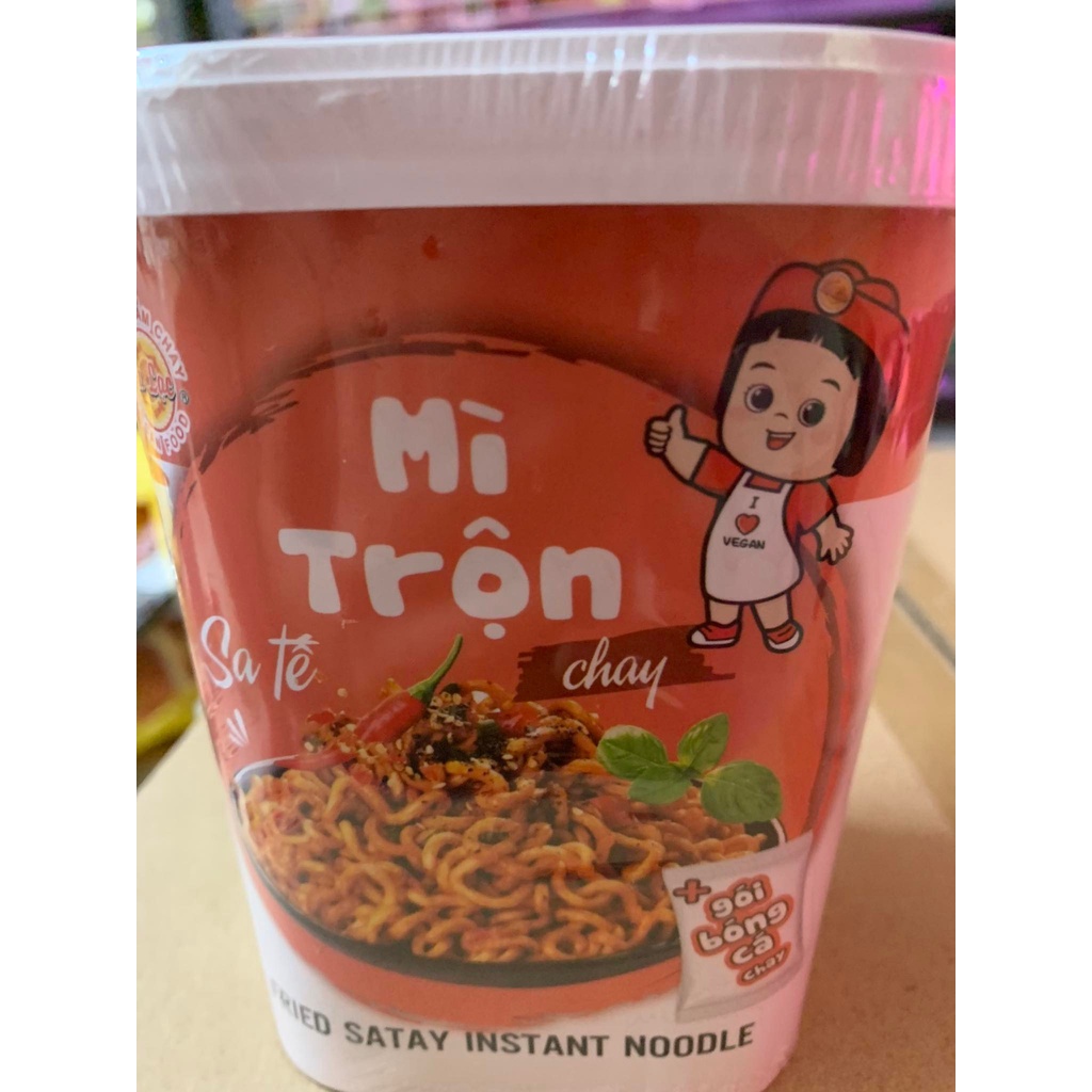 Mì Trộn Sa Tế Chay - Hộp 80g