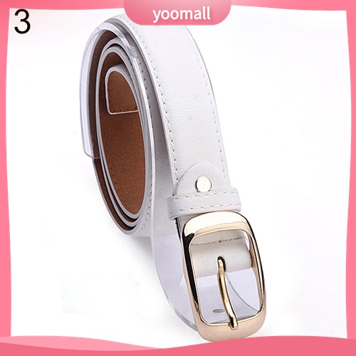 Thắt Lưng Giả Da Khóa Hợp Kim Thời Trang Cho Nữ