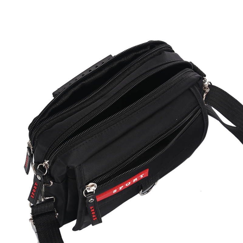 Túi Đeo Chéo Thể Thao Màu Đen Sáng Tạo