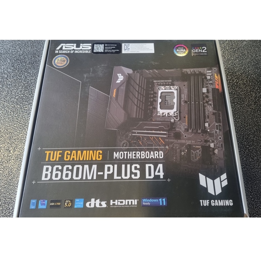 Bo mạch chủ - MAIN ASUS TUF GAMING B660M-PLUS D4 - CHÍNH HÃNG BẢO HÀNH 36 THÁNG