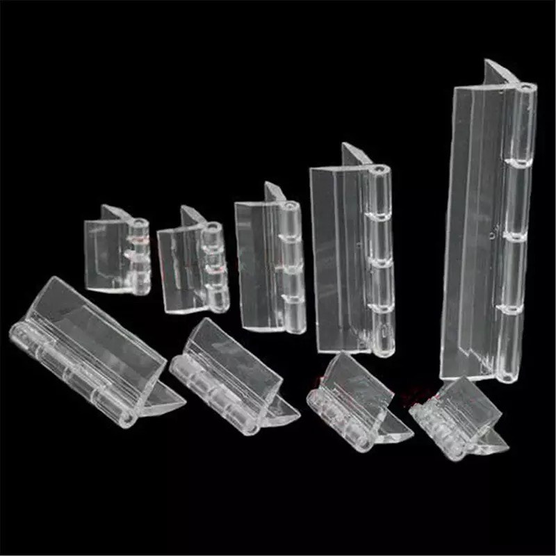 Bản lề nhựa mica trong suốt 6.5cm dùng làm hộp mica,thùng phiếu
