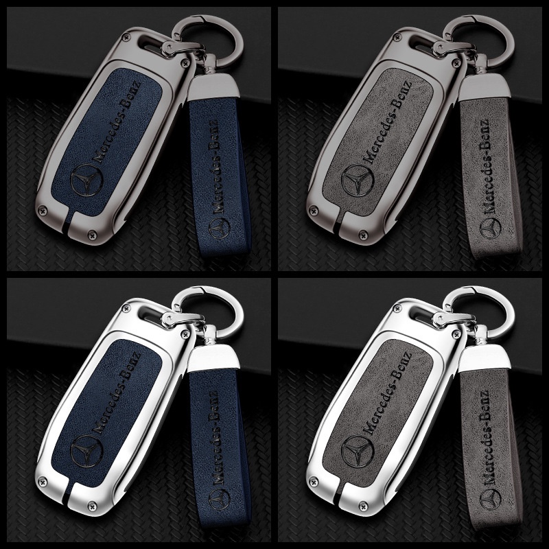 Phù Hợp Bao Da Bọc Chìa Khóa Xe Hơi Mercedes-Benz E-Class E300l C260l Gla C200l E260 GLC Ốp