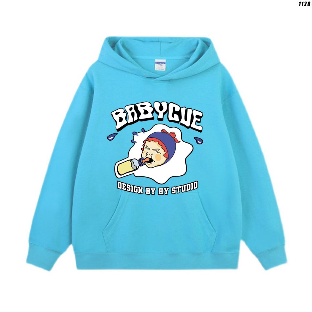 Áo hoodie form rộng unisex Vải Nỉ Bông BabyCue 1128 HY KOREA