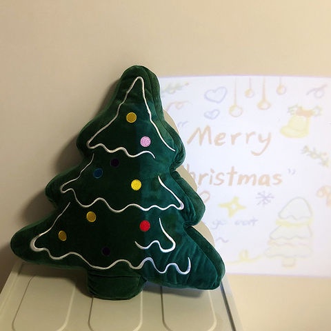 Thú Nhồi Bông Hình Cây Thông Hoạt Hình Trang Trí Giáng Sinh