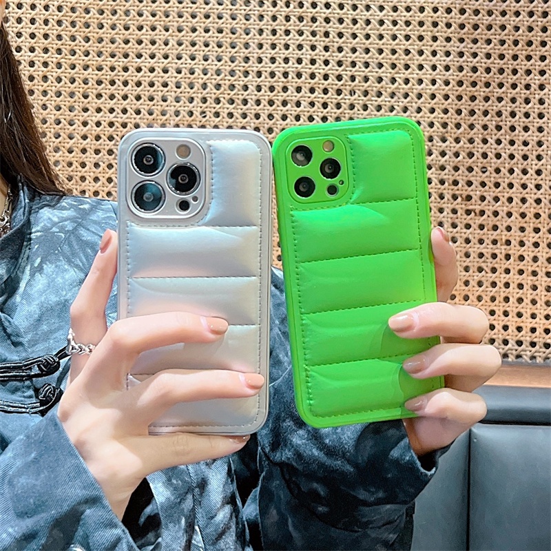 Ốp Điện Thoại TPU + Vải Màu Trơn Cho iPhone 14 13 12 Pro Max 12 Pro 12 11 Pro Max 11