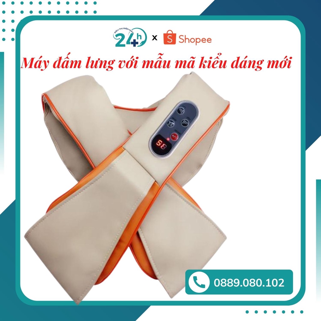 Máy Đấm Lưng, Massage Cổ, Vai, Gáy Nhật Bản Osaka - HỖ TRỢ GIẢM ĐAU MỎI VAI GÁY, THƯ GIẢN