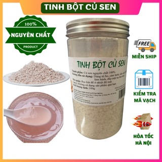 Tinh bột củ sen nguyên chất từ củ sen tươi không pha