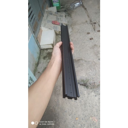 Nhôm định hình V-2040 500mm U form anode đen cho open build CNC