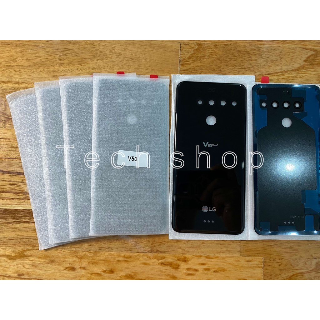 Nắp lưng zin hãng LG V50 ThinQ kèm ron keo lưng