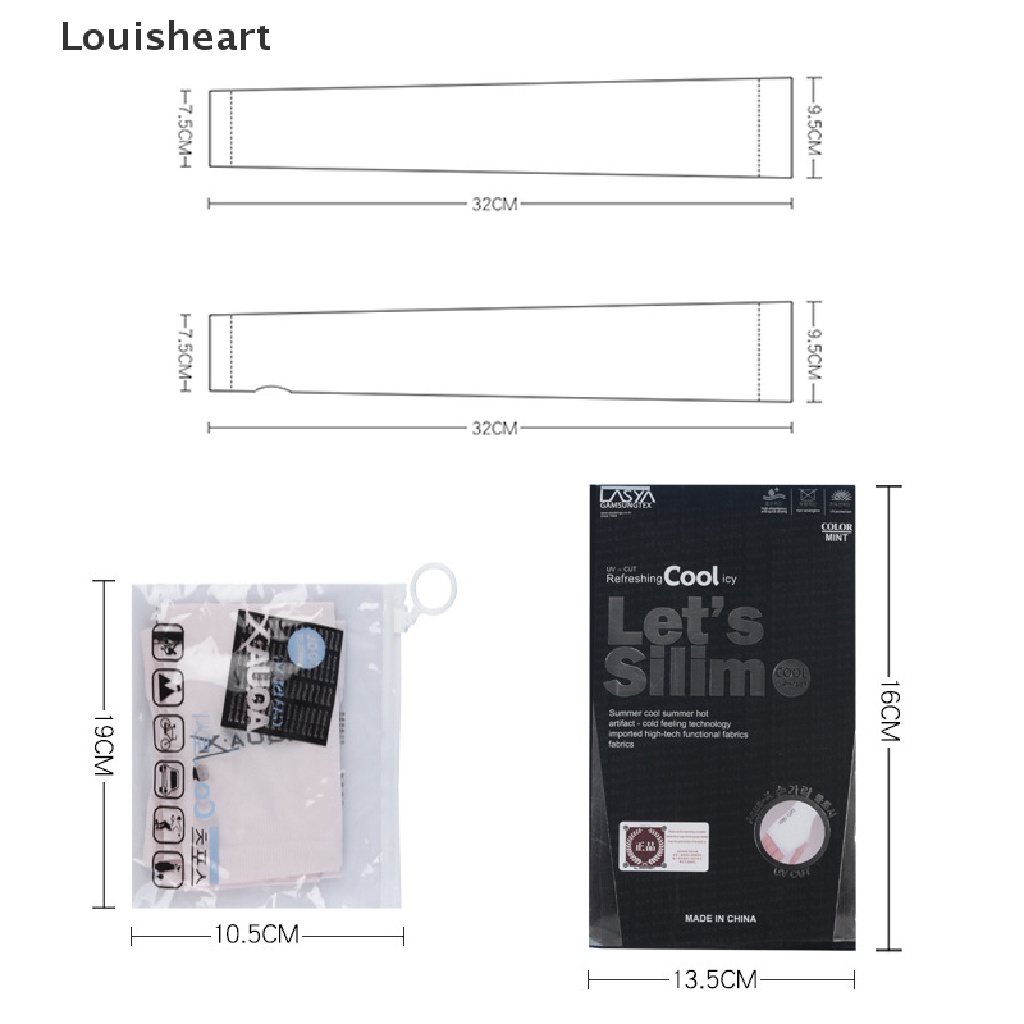 Bộ 2 Găng Tay Louisheart Chống Nắng Và Tia UV