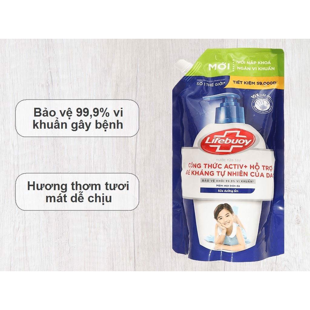 Nước rửa tay sạch khuẩn Lifebuoy Túi 1KG