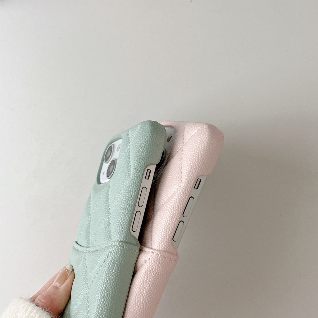 Ốp Điện Thoại Da In Logo Sang Trọng Cho iphone 15 14 13 12 11 pro max