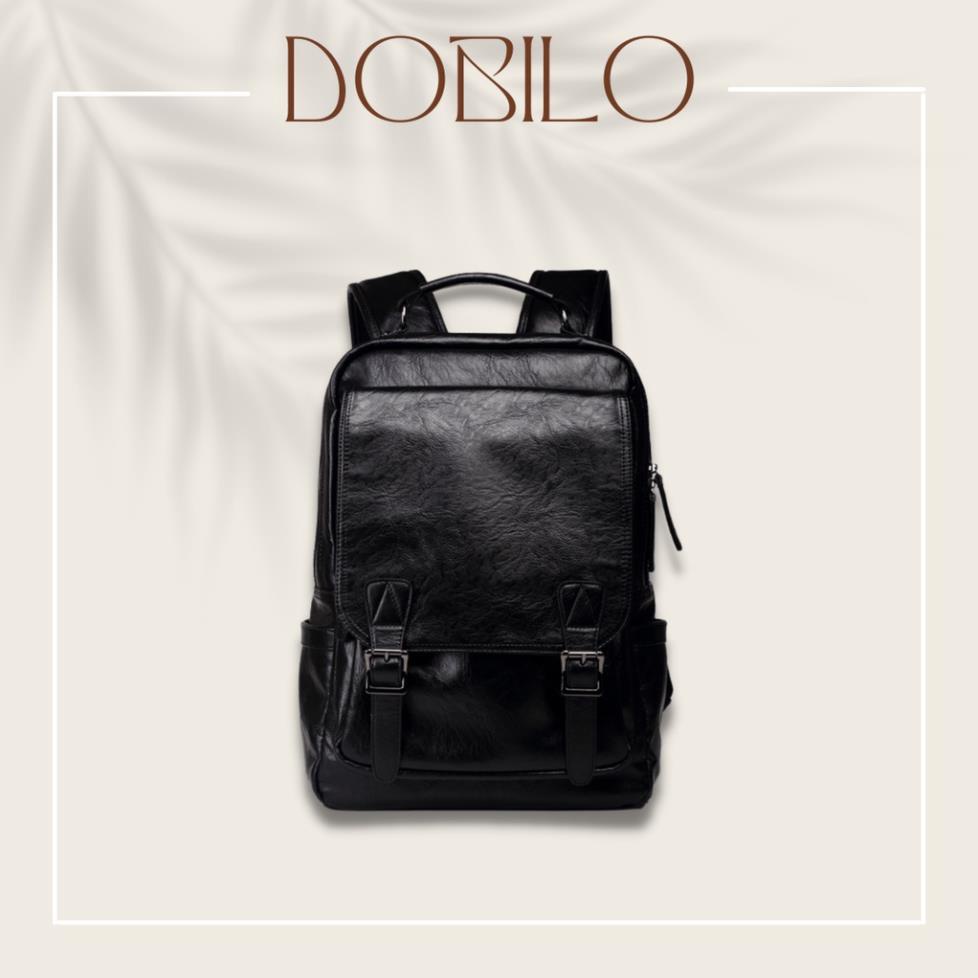Balo Da Dobilo Unisex Chống Thấm Nước, Vừa Laptop 15 inch - BG08