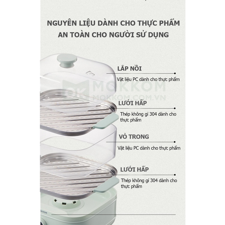 Nồi hấp điện thông minh Mokkom MR910YL