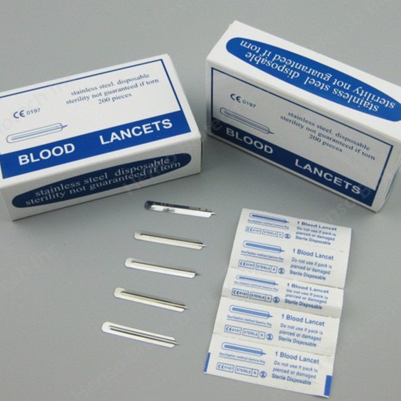 Kim chích mụn, kim lá lúa (hộp 200c)