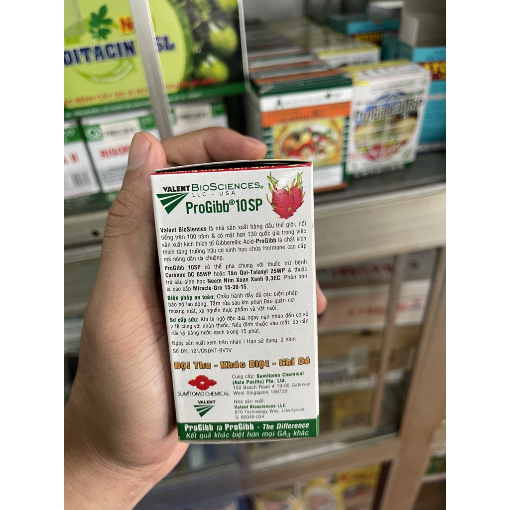 GA3 - ProGibb 10SP Kích Thích Tăng Trưởng, Rụng Lá Thân gói 1g