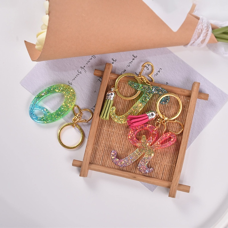 Sa Khuôn Silicone Làm Móc Khóa Hình Chữ Cái Tiếng Anh