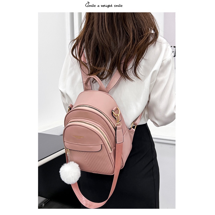 Bakcpacks Da Cỡ Nhỏ Thời Trang Đơn Giản Dành Cho Nữ