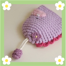 Móc Chìa Khóa Hình Búp Bê Hoạt Hình Bằng Len Dệt Thủ Công Dễ Thương