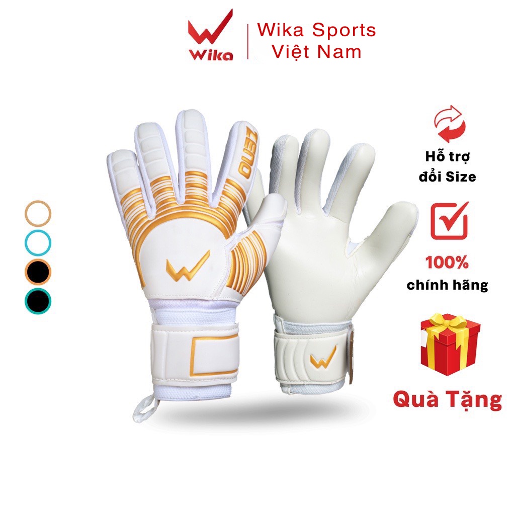 Free ship - Găng Tay Thủ Môn Wika Zeno Có Xương Giúp Trợ Lực Tốt Bề Mặt Bám Dính, Thoáng Khí Thoát Hơi Tốt, nhiều màu.