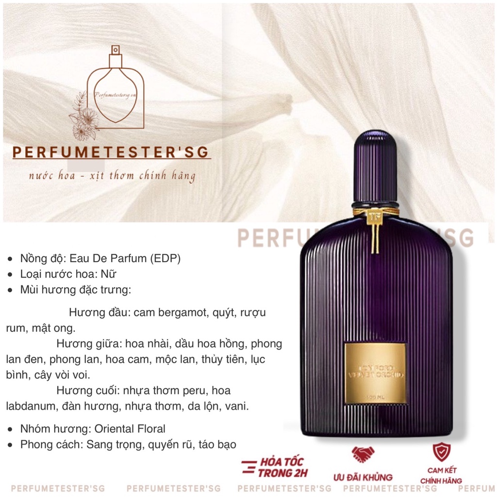 Nước Hoa Tom Ford Velvet Orchid -perfumetester