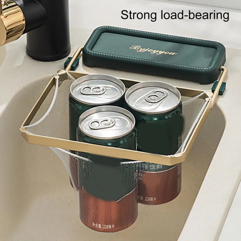 Giá Đỡ Túi Rác Dùng Một Lần Có Thể Gấp Gọn Chống Tắc Nghẽn Tiện Dụng Cho Bồn Rửa Nhà Bếp