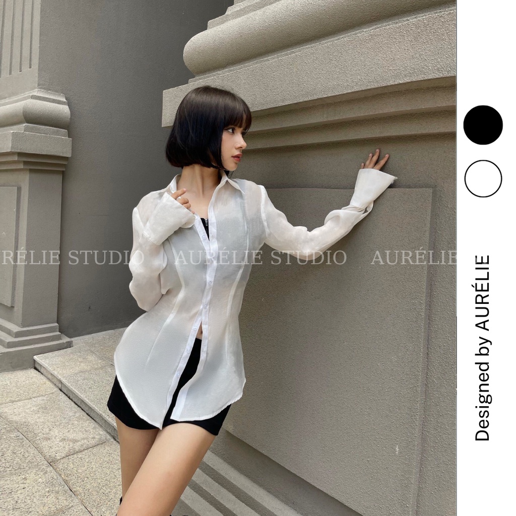 Áo sơmi sợi tơ HEBE SHIRT by AURÉLIE
