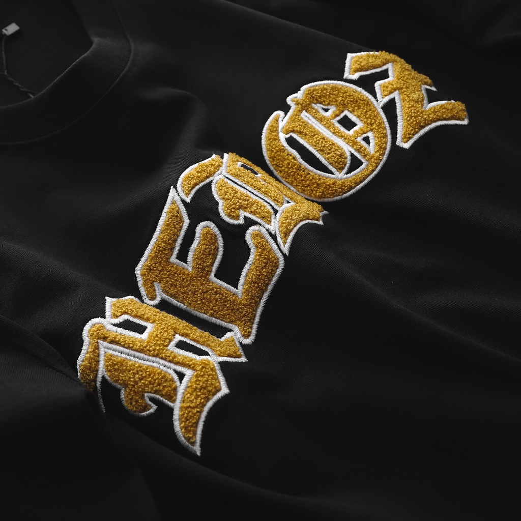 Áo thun nam cổ tròn chất vải cotton 2 chiều dày dặn kết hợp logo xù cao cấp Heboz 3M - 00001284