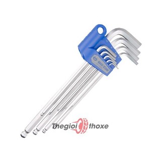 Bộ lục giác bi kingtony 20109mr - 9 cây h1.5 ,h2 ,h2.5 ,h3 ,h4 ,h5 ,h6 ,h8 ,h10 - lục giác chữ l