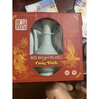 Bộ bình rót rượu cung đình gốm sứ cao cấp
