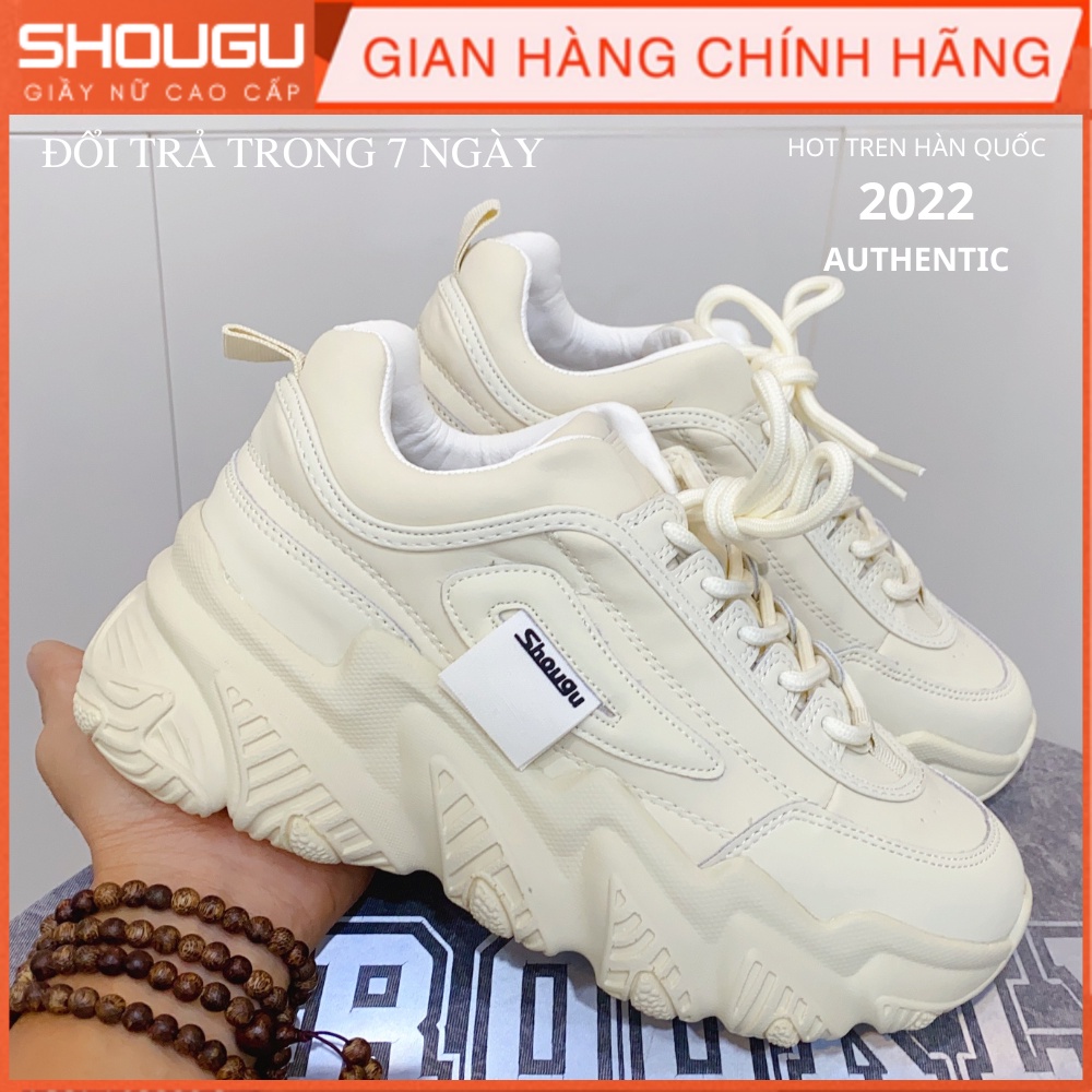 Giầy thể thao đế độn nữ ( CHÍNH HÃNG SHOUGU ) phong cách hàn quốc mã 8006 mẫu mới 2022