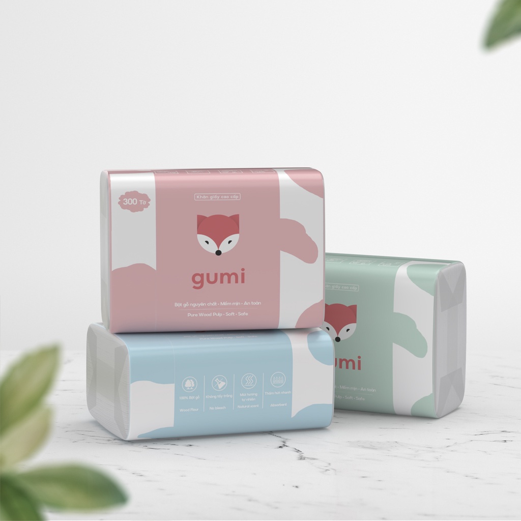 Giấy Ăn Gumi, Khăn Giấy Gumi