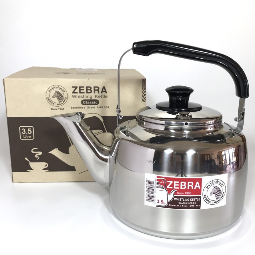 Ấm Đun Nước INOX 304 ZEBRA Thái Lan (3.5L, 5.5L dùng được từ, 7.5L)