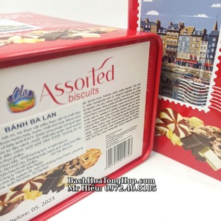 [Hỏa Tốc] Bánh Assorted Biscuits hộp sắt 255g