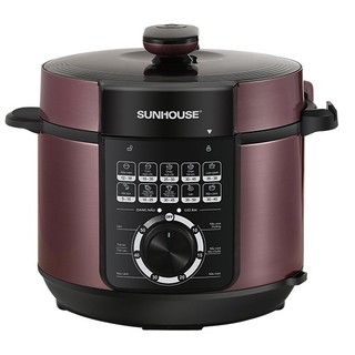 Nồi áp suất điện đa năng SUNHOUSE shd1550 5L - shd1657 6L lòng nồi chống dính