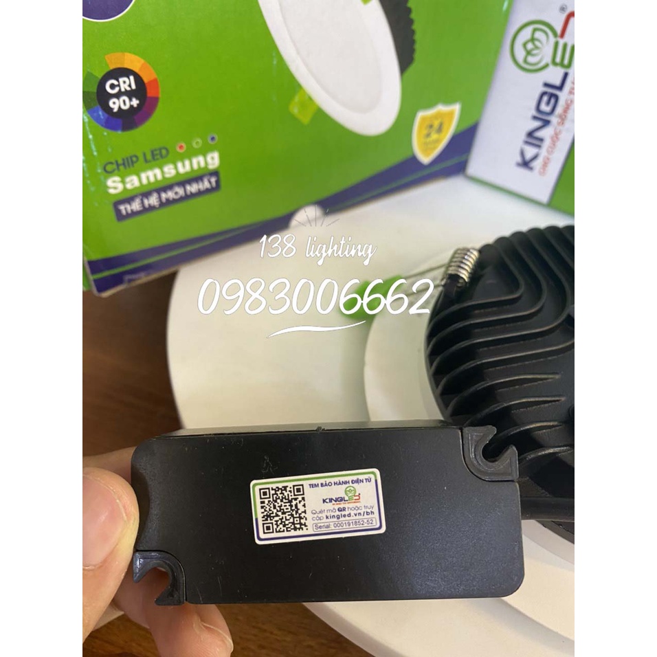 Đèn led âm trần Kingled Series Ruby 8w 12w chính hãng Cao Cấp